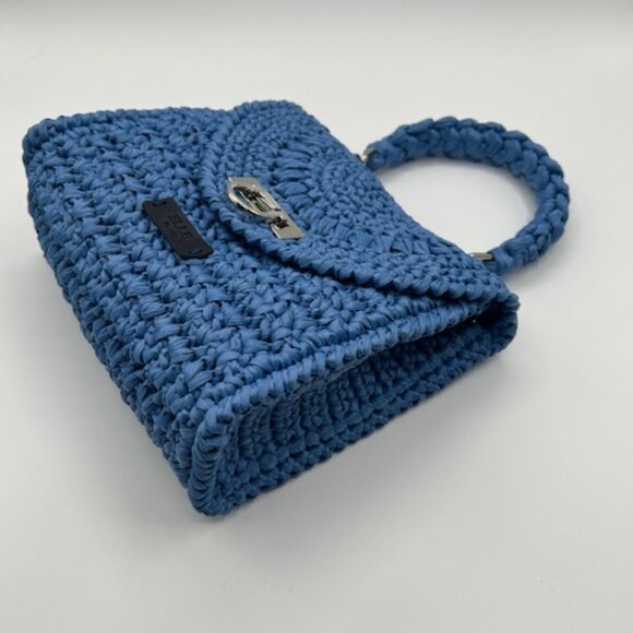 ELLE Raffia Crochet Handbag - Picture 10 of 16